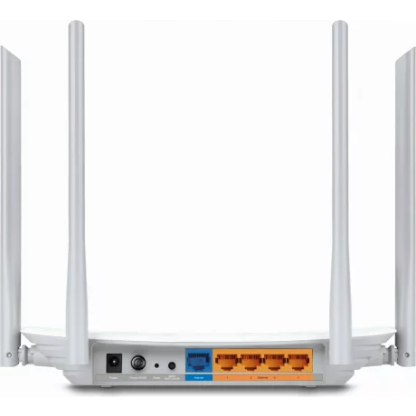 ROUTER TP-LINK wireless 1200Mbps, 4 porturi 10/100Mbps, 4 antene externe, Dual Band AC1200 Archer C50