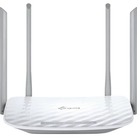 ROUTER TP-LINK wireless 1200Mbps, 4 porturi 10/100Mbps, 4 antene externe, Dual Band AC1200 Archer C50