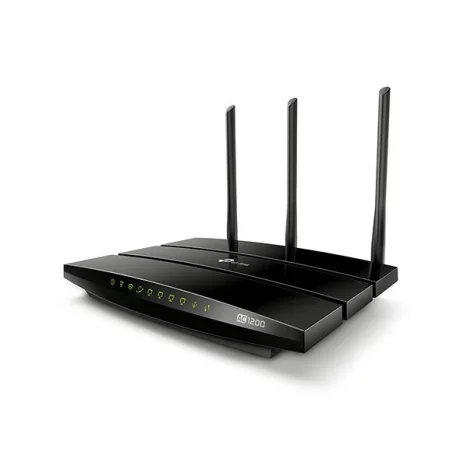 ROUTER TP-LINK wireless 1200Mbps, 4 porturi Gigabit, 3 antene externe, Dual Band AC1200 Archer C1200