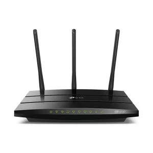 ROUTER TP-LINK wireless 1200Mbps, 4 porturi Gigabit, 3 antene externe, Dual Band AC1200 Archer C1200