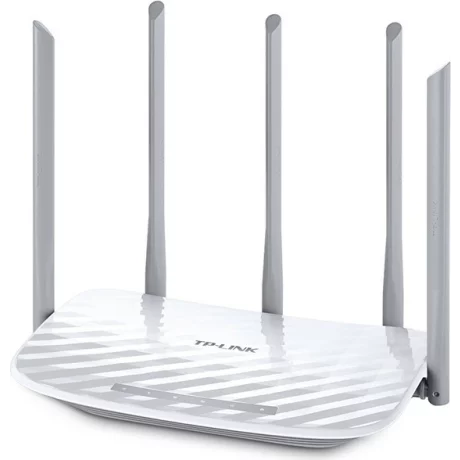 ROUTER TP-LINK wireless 1350Mbps, 4 porturi 10/100Mbps, 5 antene externe, Dual Band AC1350 &quot;Archer C60&quot; 879506 (include timbru verde 1.5 lei) 45504837