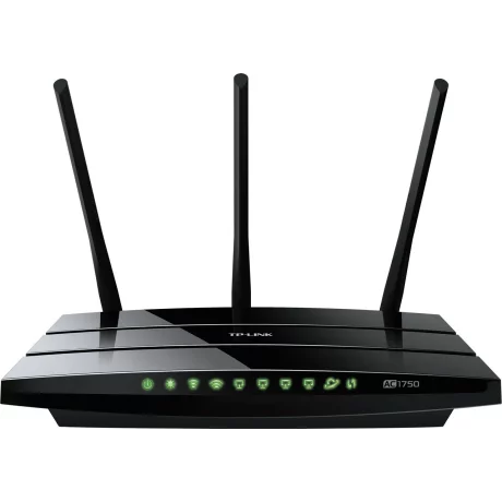 ROUTER TP-LINK wireless 1750Mbps, 4 porturi Gigabit, 3 antene externe, Dual Band AC1750 Archer C7