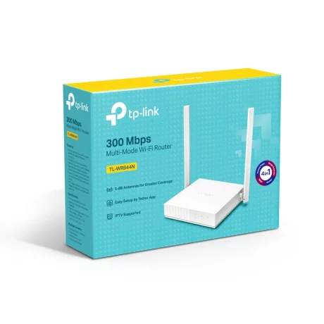 ROUTER TP-LINK wireless  300Mbps, 4 porturi 10/100Mbps, 2 antene externe TL-WR844N