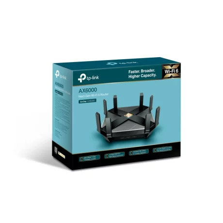 ROUTER TP-LINK wireless 6000Mbps, WI-FI 6 Archer AX6000