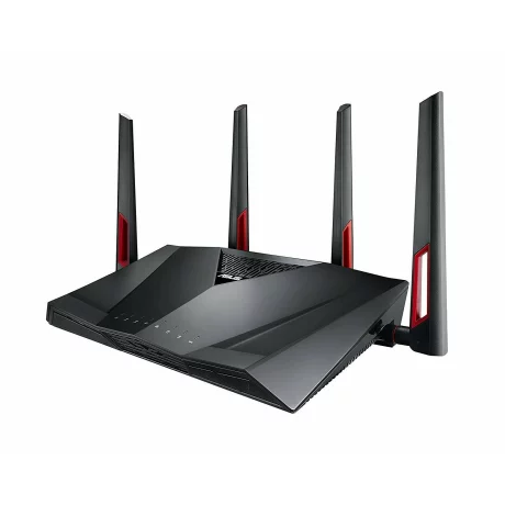 ROUTER ASUS wireless, 2600 Mbps, porturi Gigabit x 8, antena externa x 4, AC2600, dual band, &quot;BRT-AC828&quot;