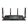 ROUTER ASUS wireless, 3100 Mbps, porturi Gigabit x 8, antena externa x 4, AC3100, dual band, &quot;RT-AC88U&quot;