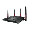 ROUTER ASUS wireless, 3100 Mbps, porturi Gigabit x 8, antena externa x 4, AC3100, dual band, &quot;RT-AC88U&quot;