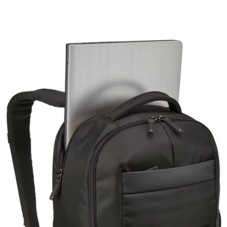 RUCSAC CASE LOGIC, pt. notebook de max. 15.6 inch, 2 compartimente, buzunar frontal x 2 | buzunar lateral x 2, waterproof, nylon, negru, &quot;NOTIBP-116 BLACK&quot;