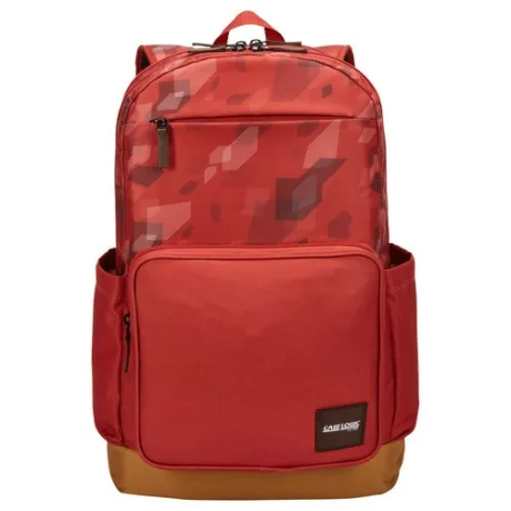 RUCSAC scolar CASE LOGIC, pt. notebook de max. 15.6 inch, 2 compartimente, buzunar frontal x 2 | buzunar lateral x 2, waterproof, poliester, rosu, &quot;CCAM-4116 BRICK CARBIDE/CUMIN&quot;