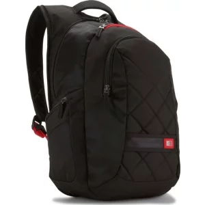 RUCSAC CASE LOGIC, pt. notebook de max. 16 inch, 1 compartiment, buzunar frontal x 2 | buzunar lateral x 2, waterproof, poliester, negru, &quot;DLBP-116 BLACK&quot;