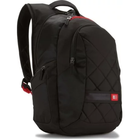 RUCSAC CASE LOGIC, pt. notebook de max. 16 inch, 1 compartiment, buzunar frontal x 2 | buzunar lateral x 2, waterproof, poliester, negru, &quot;DLBP-116 BLACK&quot;