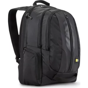 RUCSAC CASE LOGIC, pt. notebook de max. 17.3 inch, 2 compartimente, buzunar frontal x 3 | buzunar lateral x 2 | buzunar dorsal, waterproof, nylon, negru, &quot;RBP-217 BLACK&quot;