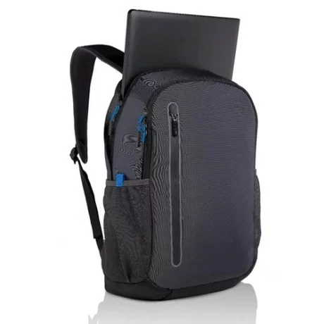 RUCSAC DELL, pt. notebook de max. 15.6 inch, 2 compartimente, buzunar frontal | buzunar lateral x 2, poliester, negru, &quot;460-BCBC-05&quot;