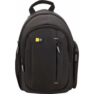 RUCSAC pt. camera DSLR, CASE LOGIC, buzunar frontal x 2 | buzunar intern | buzunar lateral x 2, o singura bretea (sling), negru, &quot;TBC410K&quot;/3201478