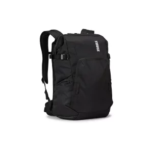 RUCSAC pt. camera DSLR COVERT, NB, THULE, Rolltop, buzunar frontal x 2 | buzunar intern | buzunar lateral | buzunar dorsal, 24L, black, &quot;TCDK224 BLACK&quot;/3203906