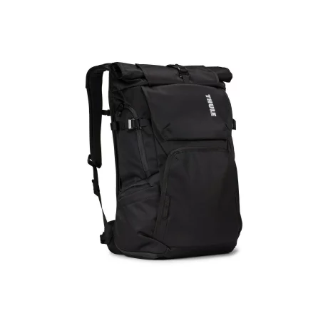 RUCSAC pt. camera DSLR COVERT, NB, THULE, Rolltop, buzunar frontal x 2 | buzunar intern | buzunar lateral | buzunar dorsal, 32L, black, &quot;TCDK232 BLACK&quot;/3203908