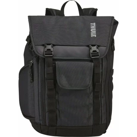 RUCSAC THULE, pt. notebook de max. 15 inch, 1 compartiment, buzunar frontal x 3 | buzunar lateral x 2, waterproof, nylon, negru, &quot;TSDP-115 DARK SHADOW&quot;