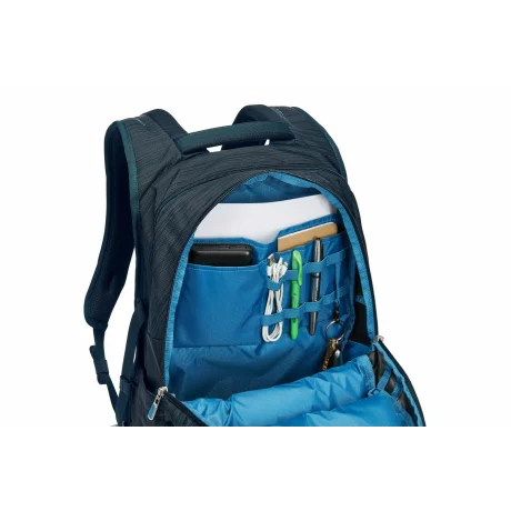 RUCSAC THULE, pt. notebook de max. 15.6 inch, 3 compartimente, buzunar frontal x 2 | buzunar lateral x 2, waterproof, nylon, albastru, &quot;CONBP-216 CARBON BLUE&quot;