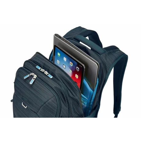 RUCSAC THULE, pt. notebook de max. 15.6 inch, 3 compartimente, buzunar frontal x 2 | buzunar lateral x 2, waterproof, nylon, albastru, &quot;CONBP-216 CARBON BLUE&quot;