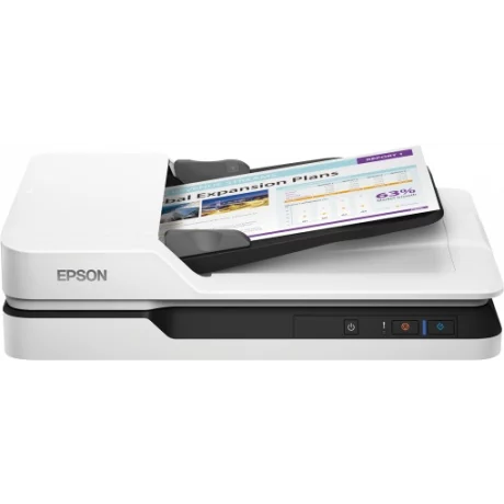 SCANNER  EPSON DS-1630, dimensiune A4, tip flatbed, viteza scanare: 25 ppm alb-negru si color, rezolutie optica 600x600dpi, ADF 50 pagini, duplex, senzor CCD, interfata: USB 3.0, retea optional, volum scanare 1500 pagini/zi. &quot;B11B239401&quot;