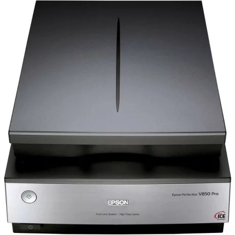 SCANNER  EPSON Perfection V850 Pro Perfection, dimensiune A4, tip flatbed, viteza scanare: 15s/pagina color, rezolutie optica 6400x9600dpi, senzor CCD, scanare film foto, interfata: USB 2.0. &quot;B11B224401&quot;