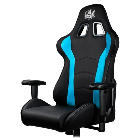 SCAUN GAMING COOLER MASTER Caliber R1, black &amp;amp; blue, material premium, imitatie piele, respirabil, spate &amp;amp; brate ajustabile, greutate max. 150kg, dimensiuni 72*52*128~136 &quot;CMI-GCR1-2019B&quot;