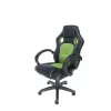 SCAUN GAMING SPACER imitatie piele &amp;amp; material textil, black &amp;amp; green, greutate max. 120kg, dimensiuni 59*70*106~114cm &quot;SP-GC-GRN43&quot;