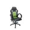 SCAUN GAMING SPACER imitatie piele &amp;amp; material textil, black &amp;amp; green, greutate max. 120kg, dimensiuni 59*70*106~114cm &quot;SP-GC-GRN43&quot;