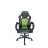 SCAUN GAMING SPACER imitatie piele &amp;amp; material textil, black &amp;amp; green, greutate max. 120kg, dimensiuni 59*70*106~114cm &quot;SP-GC-GRN43&quot;