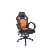 SCAUN GAMING SPACER imitatie piele &amp;amp; material textil, black &amp;amp; orange, greutate max. 120kg, dimensiuni 59*70*106~114cm &quot;SP-GC-RNG43&quot;/45505851