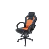 SCAUN GAMING SPACER imitatie piele &amp;amp; material textil, black &amp;amp; orange, greutate max. 120kg, dimensiuni 59*70*106~114cm &quot;SP-GC-RNG43&quot;/45505851