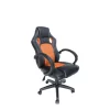 SCAUN GAMING SPACER imitatie piele &amp;amp; material textil, black &amp;amp; orange, greutate max. 120kg, dimensiuni 59*70*106~114cm &quot;SP-GC-RNG43&quot;/45505851