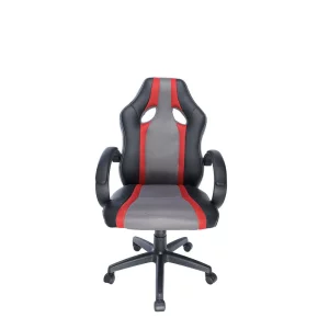 SCAUN GAMING SPACER imitatie piele &amp;amp; material textil, black &amp;amp; red, greutate max. 120kg, dimensiuni 60*70*102~111cm &quot;SP-GC-RED53&quot;