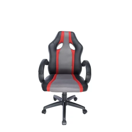 SCAUN GAMING SPACER imitatie piele &amp;amp; material textil, black &amp;amp; red, greutate max. 120kg, dimensiuni 60*70*102~111cm &quot;SP-GC-RED53&quot;