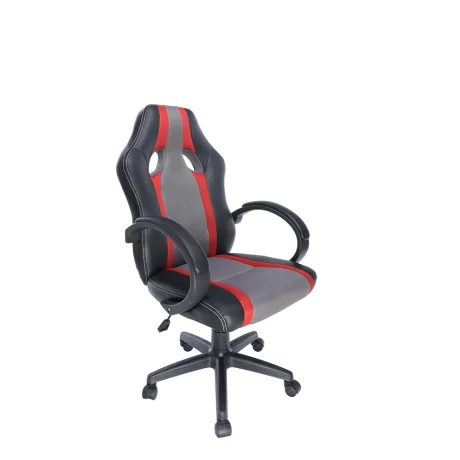 SCAUN GAMING SPACER imitatie piele &amp;amp; material textil, black &amp;amp; red, greutate max. 120kg, dimensiuni 60*70*102~111cm &quot;SP-GC-RED53&quot;