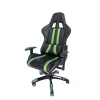 SCAUN GAMING SPACER imitatie piele, black &amp;amp; green, brate ajustabile, greutate max. 120kg, dimensiuni 69.5*77.5*126~132cm &quot;SP-GC-GR168&quot;/45505852