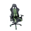 SCAUN GAMING SPACER imitatie piele, black &amp;amp; green, brate ajustabile, greutate max. 120kg, dimensiuni 69.5*77.5*126~132cm &quot;SP-GC-GR168&quot;/45505852