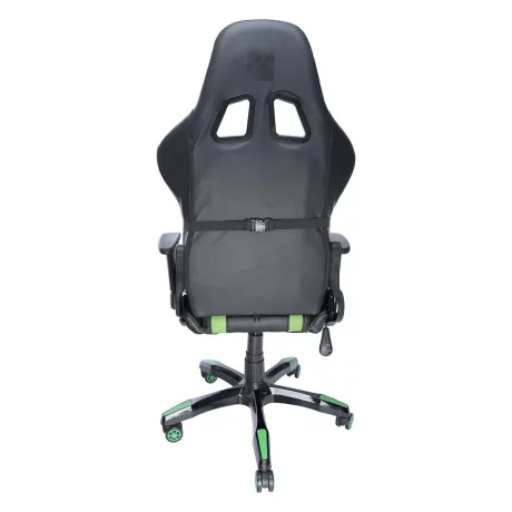 SCAUN GAMING SPACER imitatie piele, black &amp;amp; green, brate ajustabile, greutate max. 120kg, dimensiuni 69.5*77.5*126~132cm &quot;SP-GC-GR168&quot;/45505852