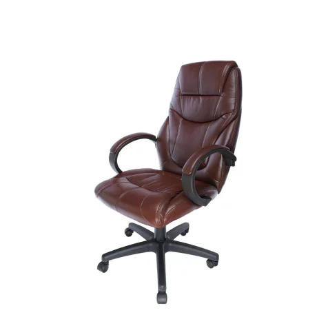 SCAUN OFFICE SPACER imitatie piele, brown, inaltime ajustabila, greutate max. 120kg, dimensiuni 75*66*111~119cm &quot;SP-OC-BR168&quot;