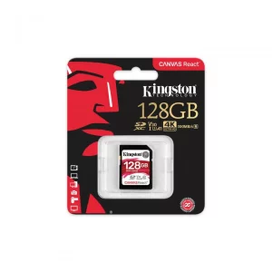 CARD SD KINGSTON, 128 GB, SDXC, clasa 10, standard UHS-I U3, &quot;SDR/128GB&quot;