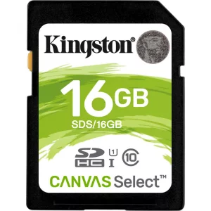 CARD SD KINGSTON, 16 GB, SDHC, clasa 10, standard UHS-I U1, &quot;SDS/16GB&quot;