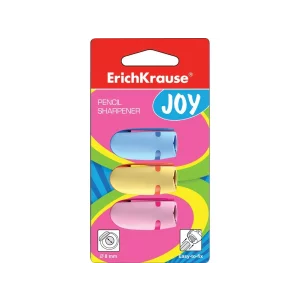 Set ascuțitoare din plastic Erich Krause Joy, 3 buc