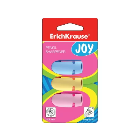 Ascuțitoare plastic Joy EK 3/blister
