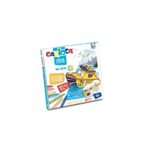 Set creativ Create &amp; Color Carioca Mr. Boat 3D