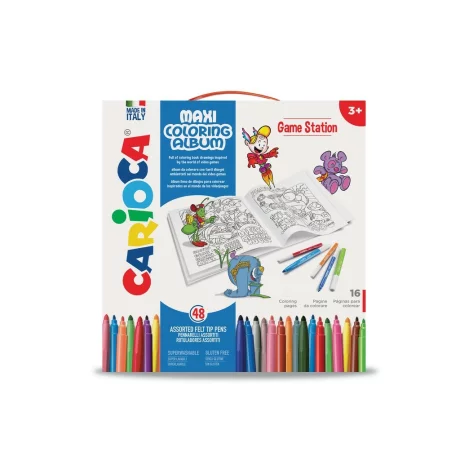 Set creativ Maxi Coloring Album Game Station