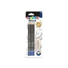 Creion HB Carioca 4 buc + radieră/blister