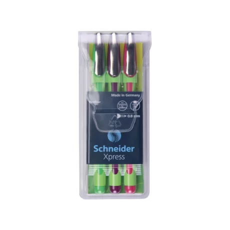 Set 3 Fineliner Schneider Xpress Colors