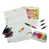 Set Handlettering Spring Vibes-1 Stilou-3Penite-10Rezerve Cerneala Culori Vibrante On012483