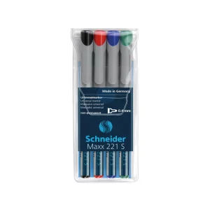 Marker OHP S fin nepermanent Schneider 4/set 221 0.4 mm