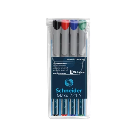 Marker OHP S fin nepermanent Schneider 4/set 221 0.4 mm